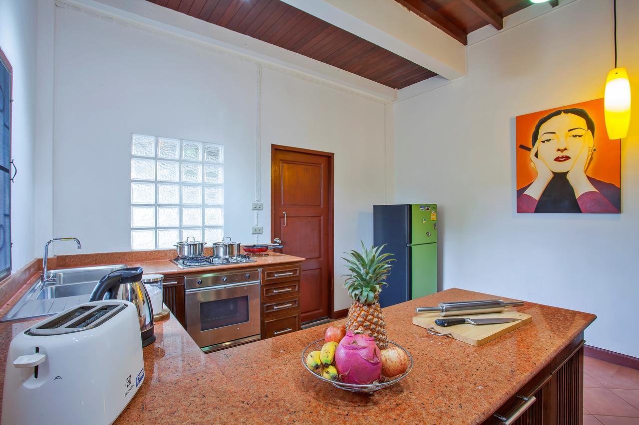 Traditional Thai Villa Nikkie In Tropical Nature, 4Br & Pool, Near Rawai Beach Nai Harn Esterno foto