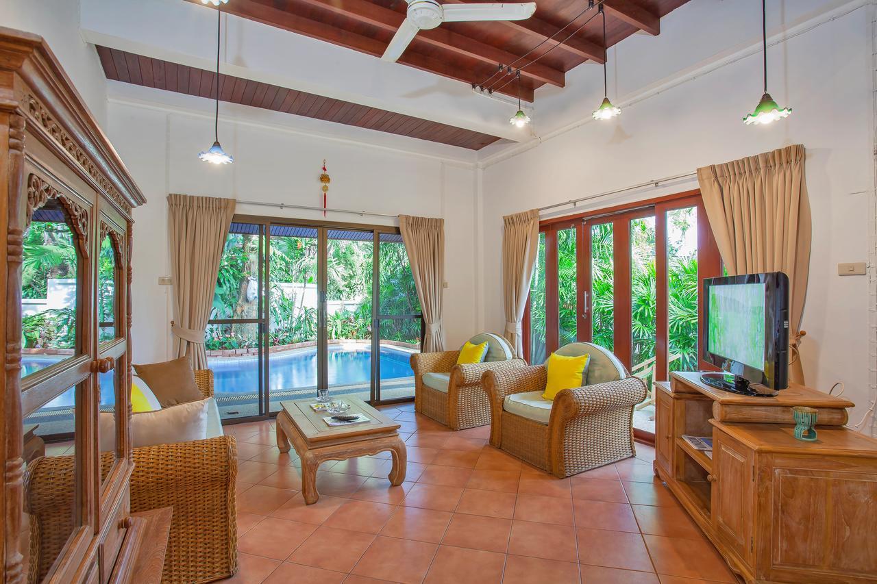 Traditional Thai Villa Nikkie In Tropical Nature, 4Br & Pool, Near Rawai Beach Nai Harn Esterno foto